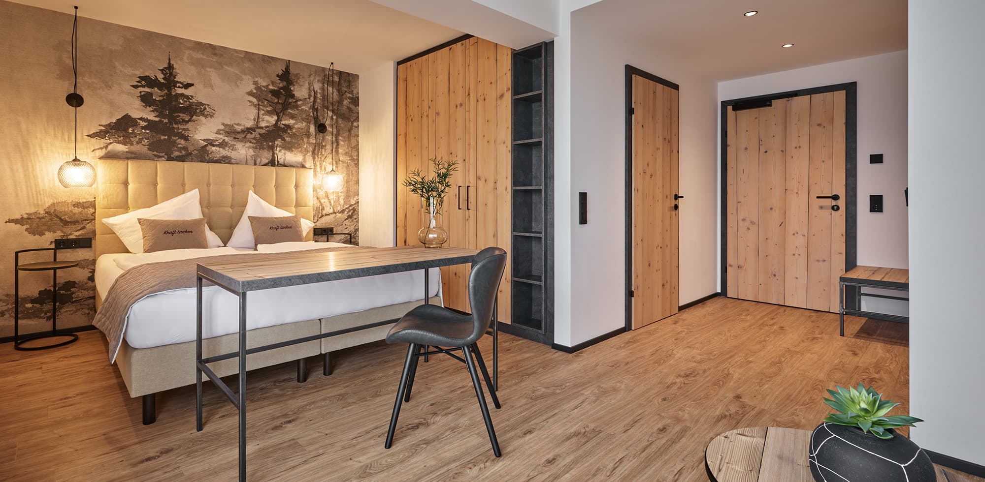 Doppelzimmer Sternenhimmel deluxe mit Talblick im Hotel Stern im Alpendorf in traumhafter Panoramalage